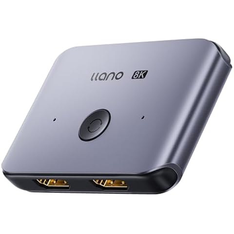 llano 8K HDMI Switch with Bi-Directional Support Cover