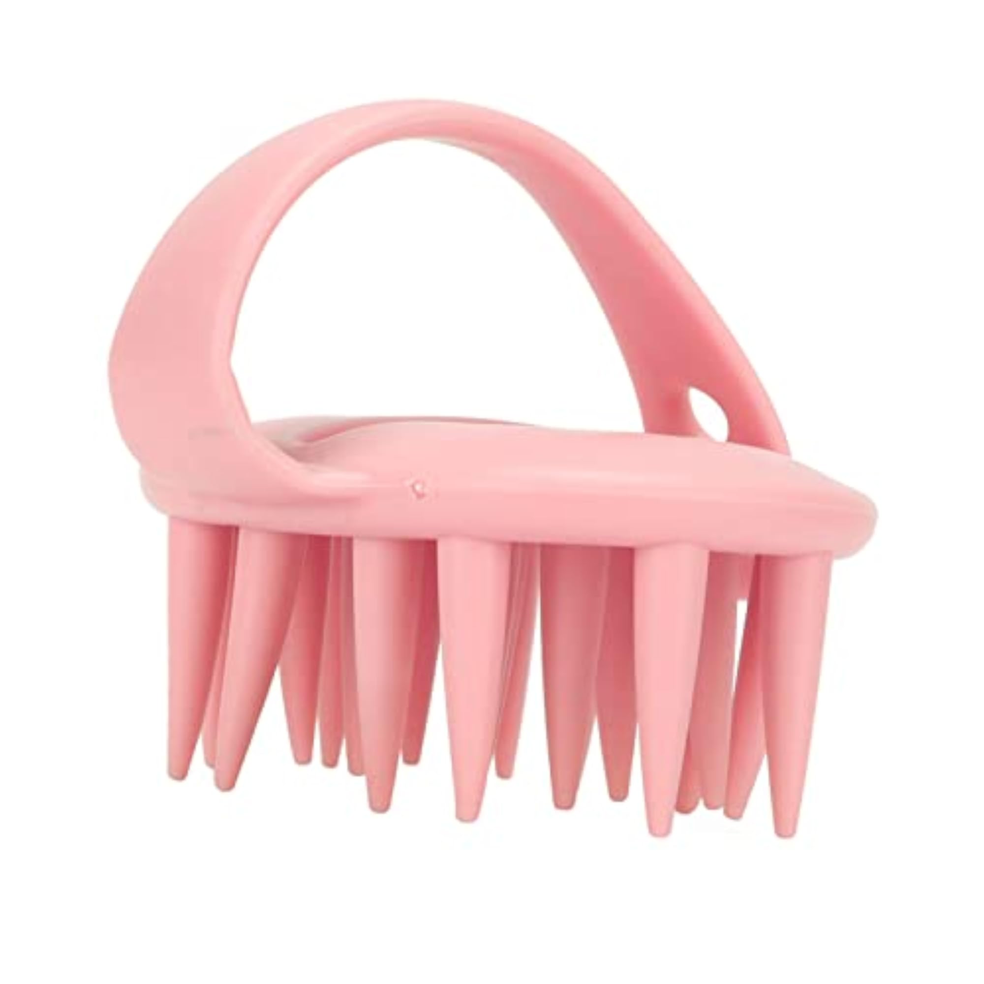 Portable Cleansing Bath Brush, Ergonomic Silicone Scrubber