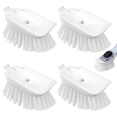 Image of New Brush Refills for OXO New Soap Dispensing Dish Brush - 4 Pack Dish Brush Cleaning Soap Dispensing Head Replacement for Scrubber