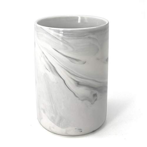 LUANT Ceramic Bathroom Countertop Organizer Stand Tumbler Cup for Toothbrush, Toothpaste, Pens, Makeup Brushes Holder LUANT Ceramic Bathroom Countertop Organizer Stand Tumbler Cup for Toothbrush, Toothpaste, Pens, Makeup Brushes Holder