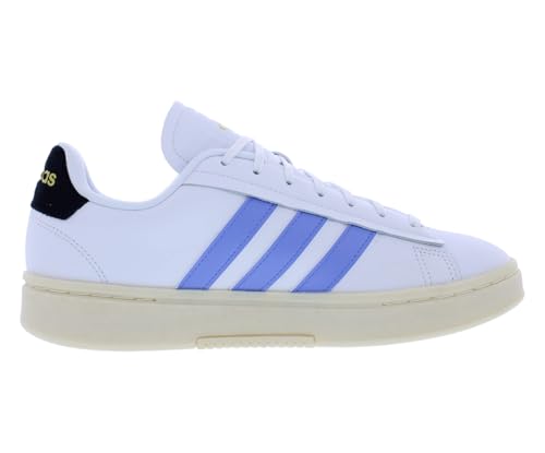 adidas Women's Grand Court Alpha Sneaker, White/Blue Fusion/Black, 8.52