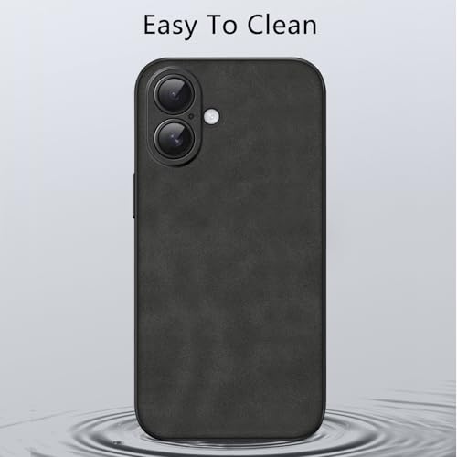 Coque iPhone 16 Plus étui en cuir TPU antidérapant, protection mince de luxe 2024 - 5