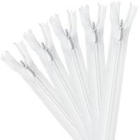 Lot De 40 Fermetures éclair Invisibles En Nylon De 55,9 Cm Pour Couture, Travaux Manuels, Vêtements, 20 Couleurs (55,9 Cm