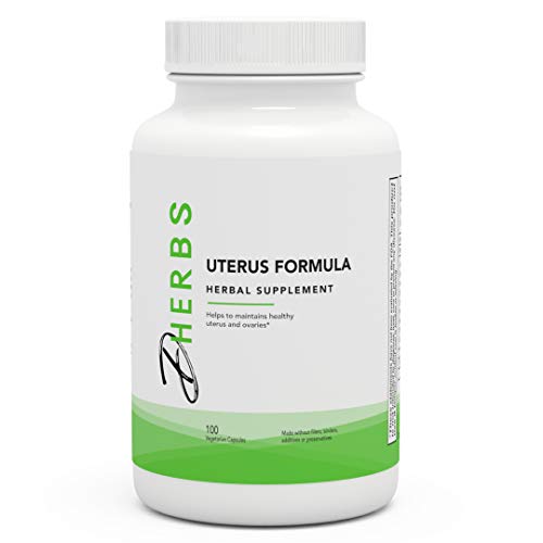 Herbal Uterus Supplement with Reishi Mushroom and Black Cohosh (100 Capsules)