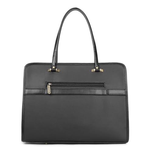 Image of Pramadda Pure Luxury Regina Work Tote bag for women office use | Laptop Shoulder Handbag | Stylish College bags for girls | Large Size Spacious Tote Bag.