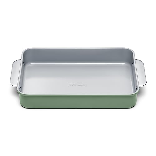 Caraway Non-Stick Ceramic 9”x13” Rectangle Pan - Naturally Slick ...
