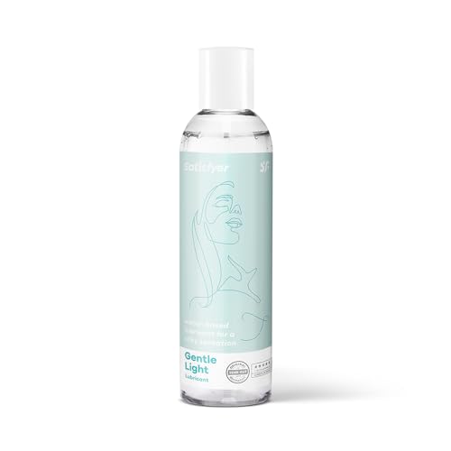 Satisfyer Gentle Light Gleitgel | Wasserbasiert & Kondomverträglich | Längerer Genuss | 150 ml Gleitmittel Für die Frau & Paare | Seidiges Lube Sex-Gel