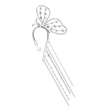 MUCKLILY Pendientes Ear Cuff Largos para Mujer Borlas y Diseño de Alas, Aleación Ligera y Duradera, Ideales para Fiestas, Banquetes y Cosplay, Accesorios de Joyería Creativa