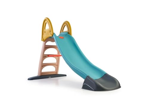 FEBER Mega Casual Water Slide, Tobogán para Jardín para Usar con Agua, Conecta una Manguera Externa, Escaleras Antideslizantes, Colores Resistentes, Fácil Montaje, +1 año, Famosa (FEL11000)