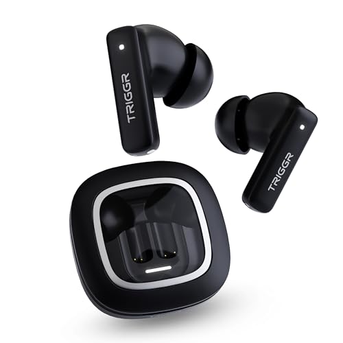 Image of Apex S1 True Wireless Earbuds, 100H Playtime, ZapCharge, Quad MEMS Mic, Power Play Low Latency, IPX4, 360 Spatial Soundstage,Bluetooth v5.3, BassXpand, Dual Pairing (Midnight Black)