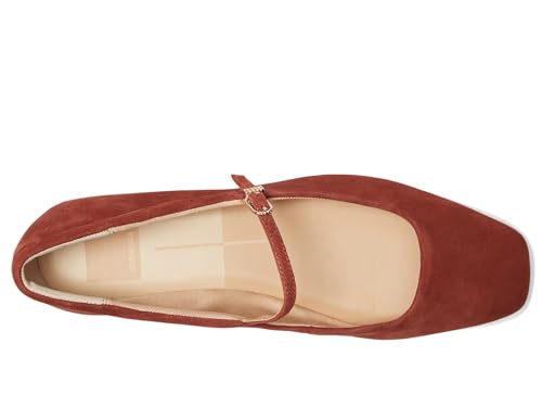 Dolce Vita Women's Reyes Ballet Flat, Brandy, 82