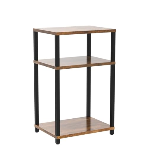 Woodynlux IT-XZHP-TX36 End Table Night Stand Set Of 2, 3-Tier Bedside Tables, 5-Tier Shelf Bookcase, Accent Side Table For Couch, Living Room thumb #4