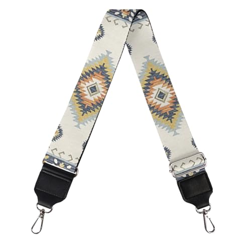 Image of GLENLCWE Southwest Navajo Aztec Style Print Purse Strap Wide Shoulder Strap Adjustable Replacement Belt for Crossbody Canvas Handbag Luggage
