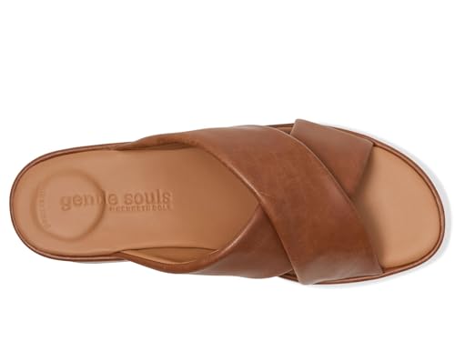 Gentle Souls by Kenneth Cole Women's River Sandal, Luggage Leather, 8 by Gentle Souls by Kenneth Cole - Used condition - Image 2