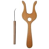 Faites plaisir à votre famille : fourchette à tricoter et crochet à tisser. Améliorez votre jeu de tricot avec notre fourchette à tricoter en bois adaptée pour tisser divers fils pour créer des designs magnifiquement complexes. Partagez le plaisir avec les amateurs de crochet