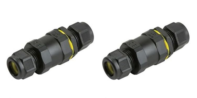 Prabha IP68 Outdoor Straight Connector – Black | Waterproof Inline Cable Connection Box for 8–12 mm Lighting Cables (2, 3- PIN)-picture-26