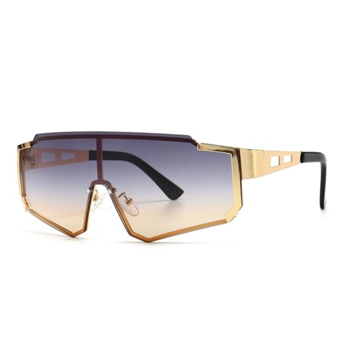 Lunettes de soleil monobloc rétro pour homme idéales en terrasse ou conduite