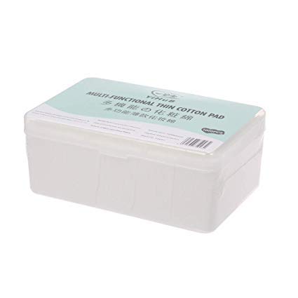 STORE77 Non-woven Cotton Square Cosmetic Makeup Remover Soft Ultra Thin Face Pads/Wipes -1000 Pieces