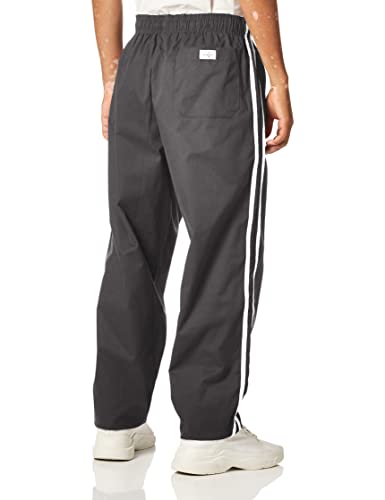 Chef Code Men's Traditional Baggy Chef Pant With Athletic Double Piping, Charcoal, Medium #TOP1