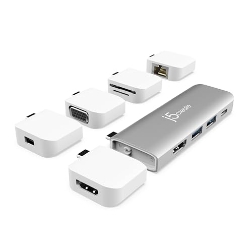 Amazon.co.jp: j5create USB-C マルチディスプレイ モジュラーハブ