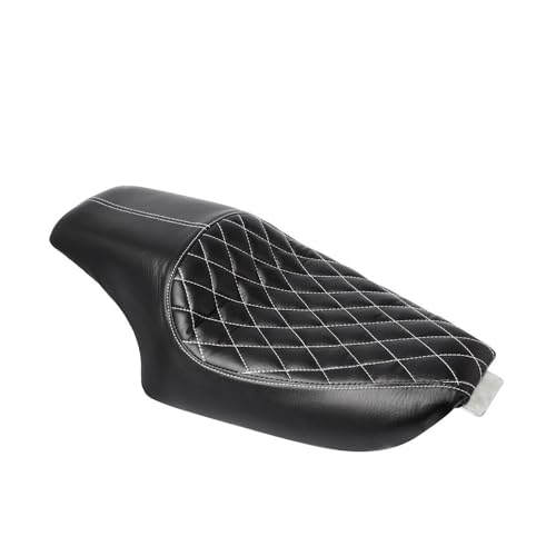Siège moto deux places noir coussin avant arrière Sportster XL883 XL1200 2004-2016 14 15