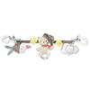 Fehn Kinderwagenkette Spielzeug Bruno – Baby Mobile Kette mit niedlichen Figuren zum Aufhängen an Kinderwagen, Babyschale oder Kinderbett – Kinderwagen Zubehör für Babys und Kinder ab 0+ Monaten