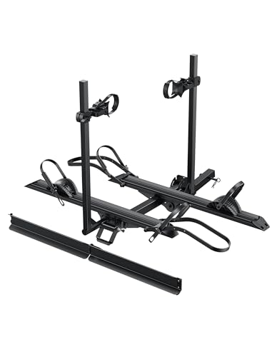 YOUNG ELECTRIC 200LBS EZ-FOLD Aluminum 2-Ebike Carrier with Ramp for Bikes and Electric Bike, Car...