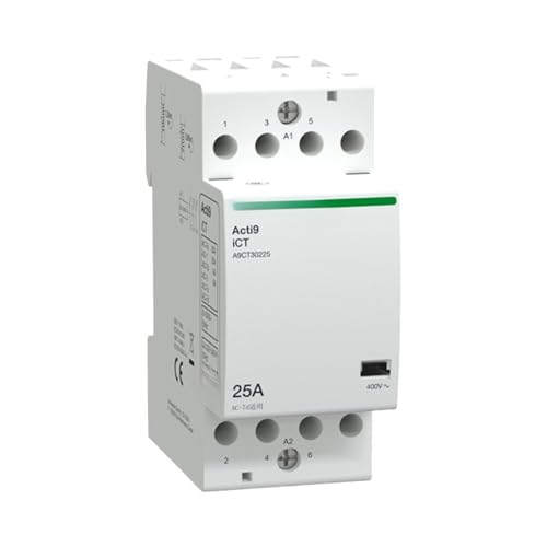 Contacteur 2NO 25A iCT commande monophasee gestion puissance 3P