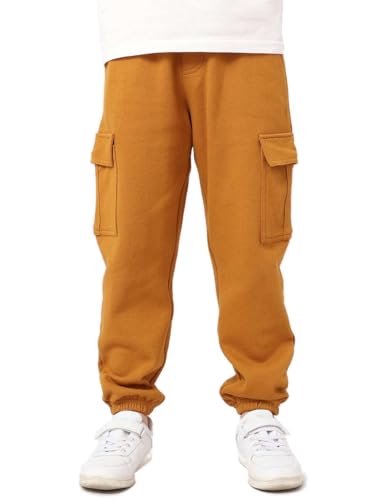 Boys Cargo Joggers Elasticated Waist Outdoor Trekking Pants