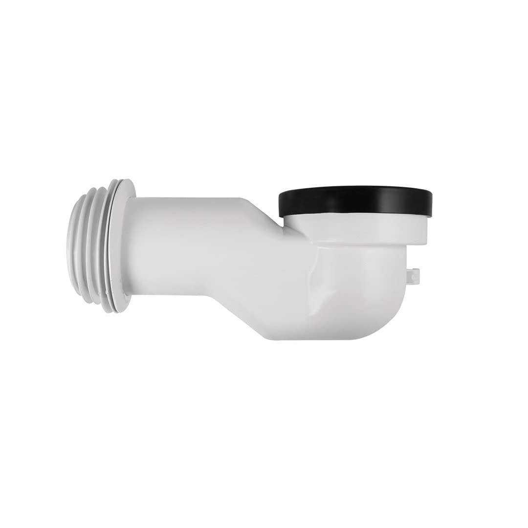 saneaplast metalsant. 865350 WC-Ablaufbogen Evac 90/110 mm Ausgang Dual PVC gr S & M