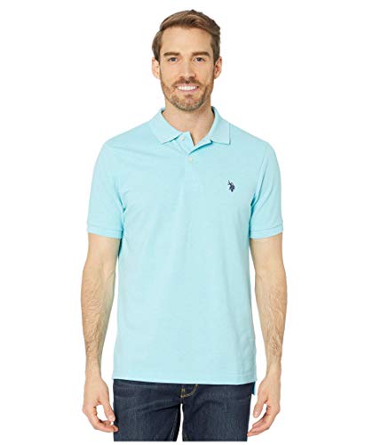 U.S. Polo Assn. Mens Classic Polo Shirt Two-Button Closure Pique Polo Shirt Summer Fashion Golf Shirt | Two-Button Closure Pique Polo Shirt Summer Fashion Golf Shirt product thumbnail 7