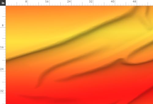 Spoonflower FBTY-PF-YD-F043-D5312775 Fabric - Orange Ombre Sunset Gradient Yellow Red Warm Tones Bright Summer Printed thumb #3