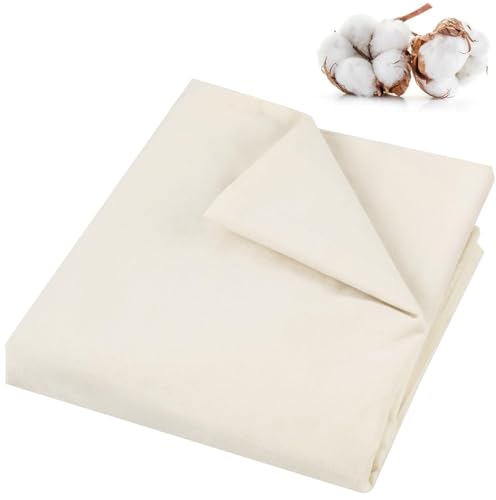 Unbleached Cotton Muslin Fabric 2 Yards