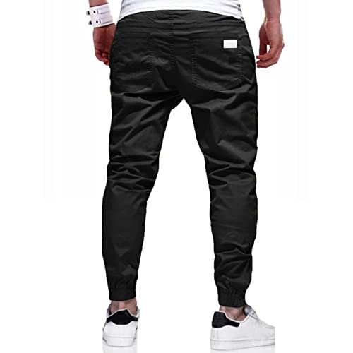 WENKOMG1 Mens Joggers Pants, Casual Outdoor Hiking Running Jogger Sweat Pants with Pockets, M-3XL3