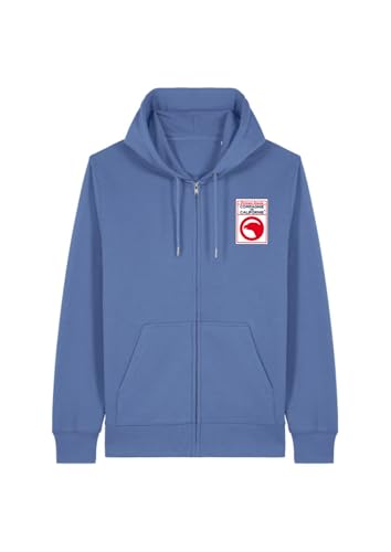 Sweat zip enfant bleu ciel veste molletonnée douce unisexe
