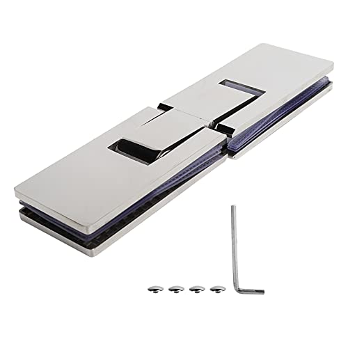 Abrazadera de puerta para baño de cristal templado resistente al óxido 6