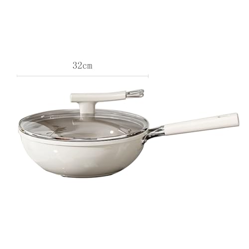 Wok de cerámica 32 cm con tapa antiadherente miniatura 2