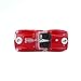 Bburago Ferrari Testarossa (1959): 1:43 Scale Model Car, Ferrari Racing Series, Gift Box, 12 cm, Red #4 (18-36307)