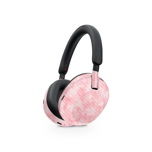 Image of MightySkins Carbon Fiber Skin Compatible with Sony WH-1000XM5 Headphones - Cotton Cloud | Protective, Durable Textured Carbon Fiber Finish | Easy to Apply