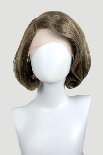Perruque blond foncé style rockabilly pour vos soirées rétro