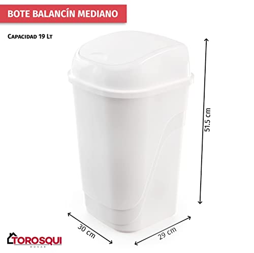 Mejores precios y opiniones de Basureros tapa balancín los 7 más buscados. 3 Imagen adicional