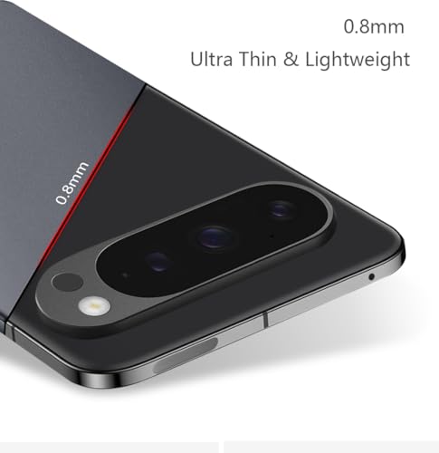 Bastmei for Google Pixel 9 Pro/Pixel 9 Case, Minimalist Phone Cases Extremely Light Ultra-Light Super Slim Thin Camera Protection Hard PC Cover for Pixel 9/9 Pro Matt Case (Gravel Gray)
