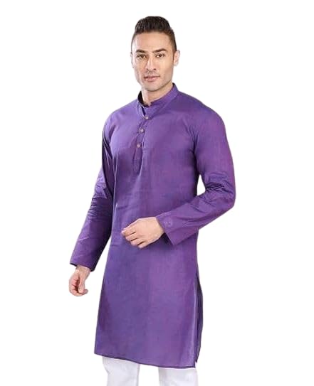 Image of WESTCORE Men's Cotton Kurta Combo - Pack of 2 | Traditional Ethnic Wear for Festivals & Celebrations