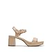 DREAM PAIRS Women's Platform Heels Block Chunky Open Toe Ankle Strap Heel Fashion Wedding Party Dress Sandals Shoes,Size 7.5,Nude,DWUMHS2507