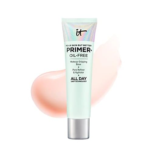 it COSMETICS Your Skin But Better Makeup Primer+ Extends Makeup Wear, Hydrates Skin, Refines The Look Of Pores - With Glycerin, Bark Extract & Ginger Root Extract - Oil-Free Formula
