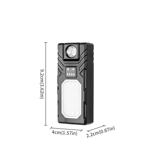 Linterna frontal recargable sobre la oreja con batería de 1200 mAh para camping 2