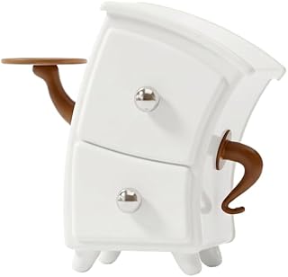 Resin Desk Organizer with Drawers - Funky Storage Cabinet Statue with Ke...