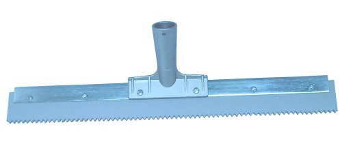 Haviland 01418SE EPDM Rubber Non-Marking Standard Duty Serrated Applicator Squeegee, 18" Length, Gray