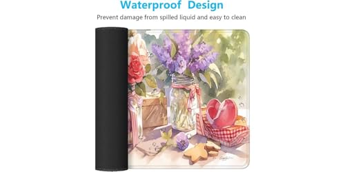 Mouse pad XXL antidérapant pour protéger le bureau et guider la souris - 7