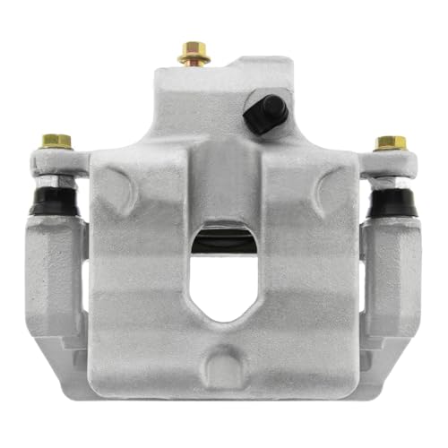 Image of Detroit Axle - 2pc Rear Brake Calipers for 2008-2014 Cadillac CTS [Brake Code JE5] Disc Brake Calipers w /Brackets 2009 2010 2011 2012 2013 Replacement Assembly